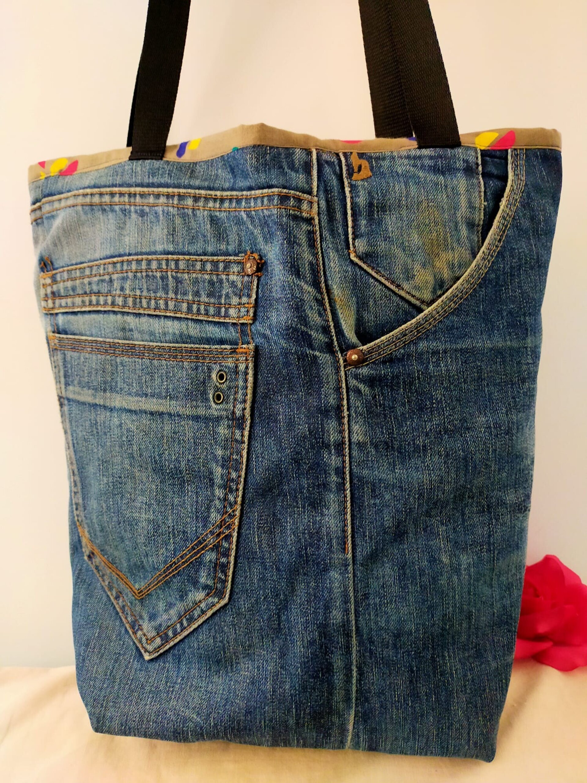 Bolso Tote Reciclado en Vaquero - 3