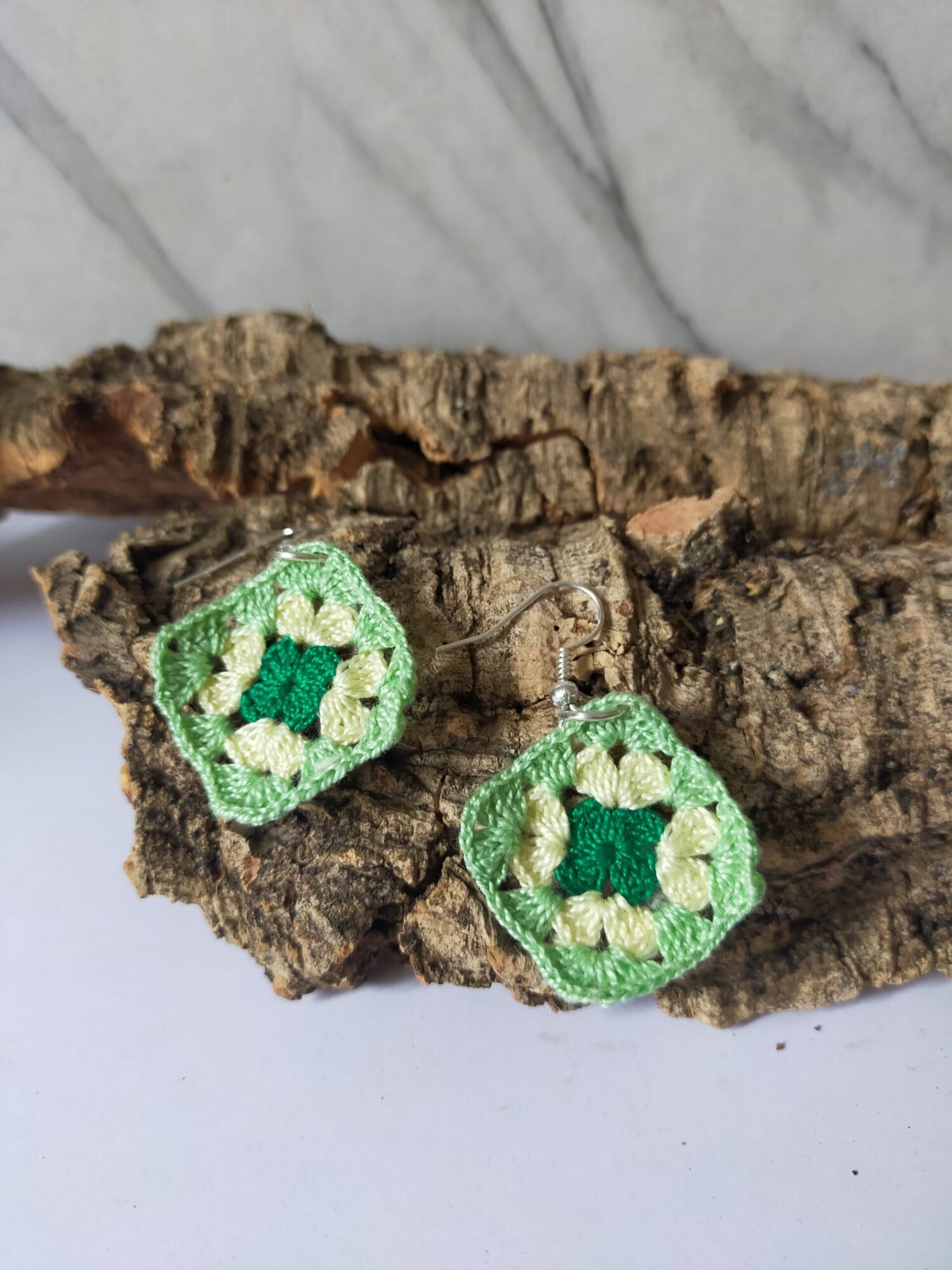 Pendientes Grany de Micro-macramé - 3